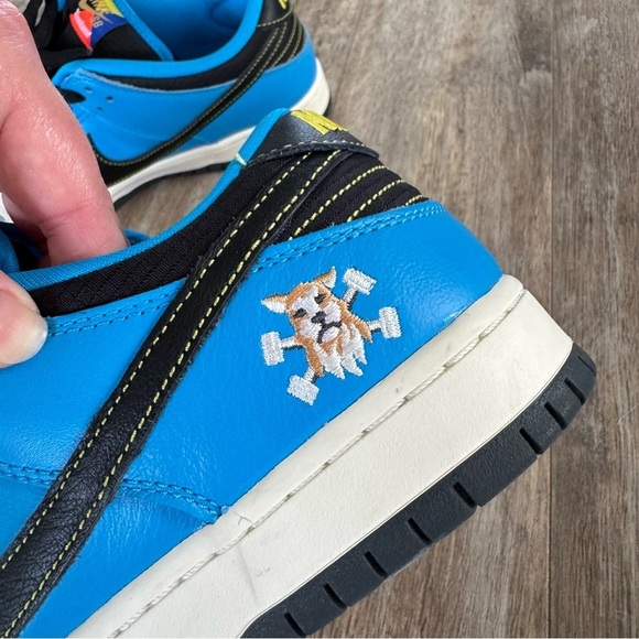 Nike SB x Instant Dunk Low Pro QS 2 Black and Blue Sneakers - Picture 10 of 14